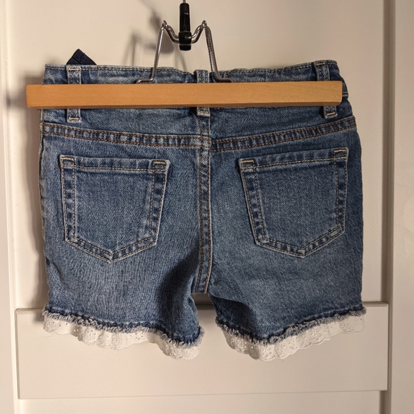 Denim Ruffle Shorts - Picture 2 of 3